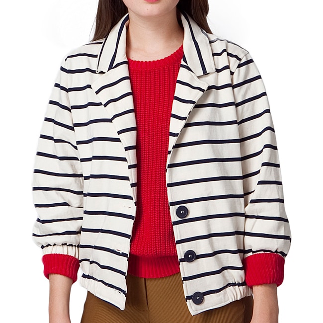 American Apparel Sailor Wide Stripe Jacket  