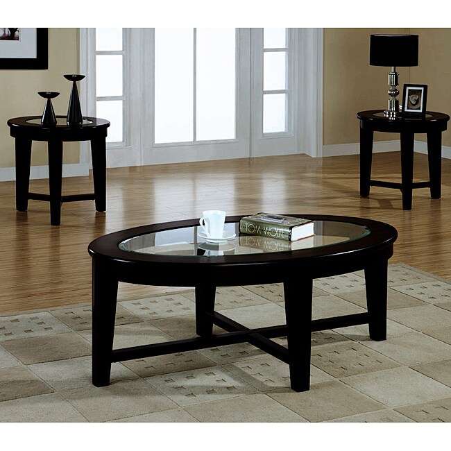 Espresso 3piece Table Set Overstock™ Shopping Great Deals on