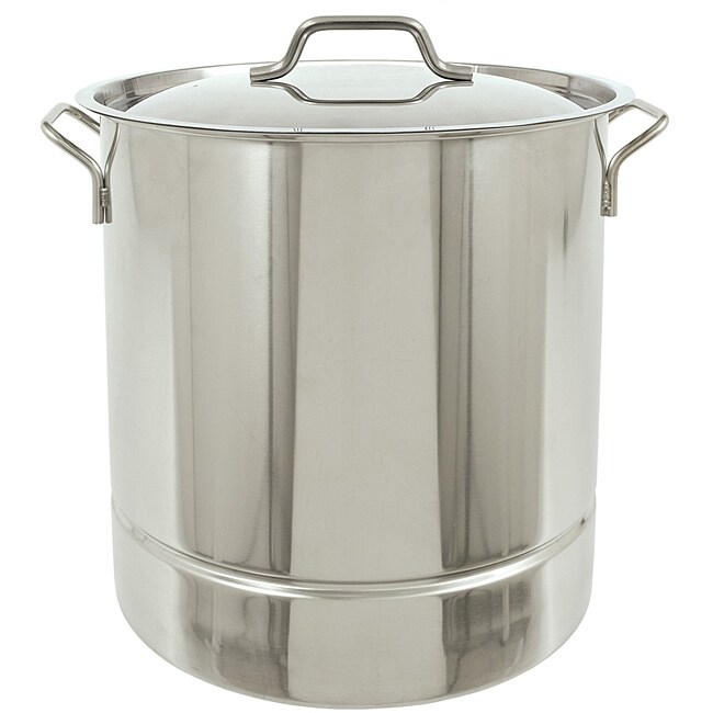 Bayou Classic 36 quart Stainless Steel Stockpot with Lid   