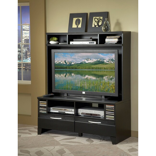 Black Plasma TV Entertainment Center Overstock™ Shopping Great