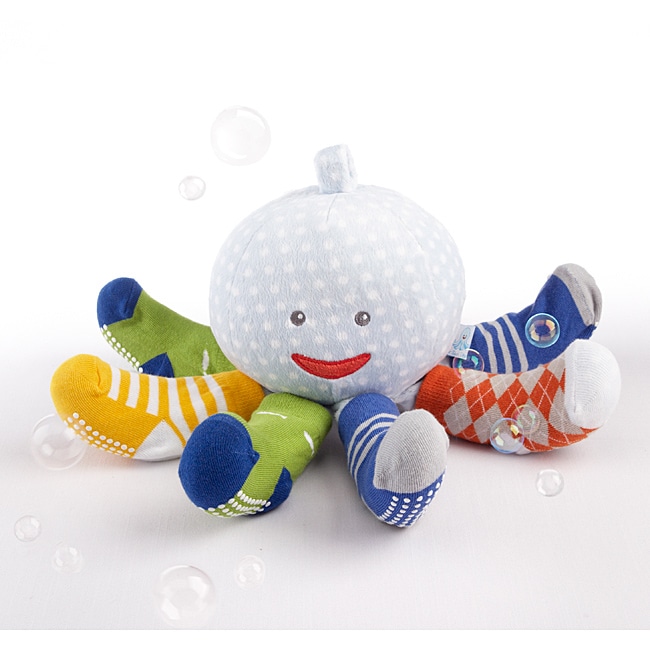 Baby Aspen Mr. Sock T. Pus Plush and Sock Gift Set 