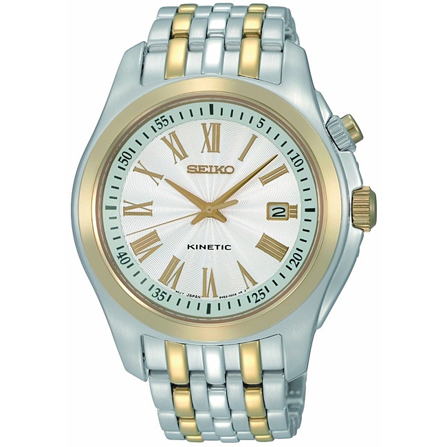 Seiko Mens Two tone Stainless Steel Watch