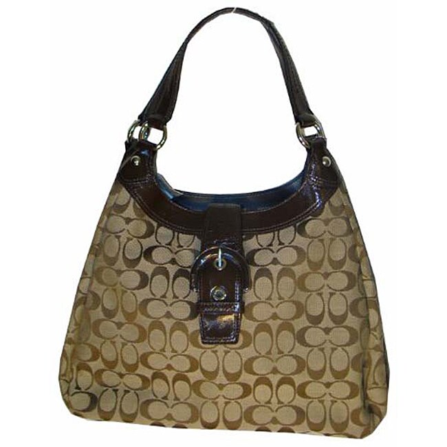 coach hobo khaki
