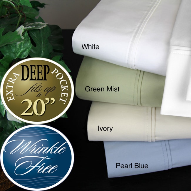500 Thread Count 4 Piece Wrinkle Free Sheet Set