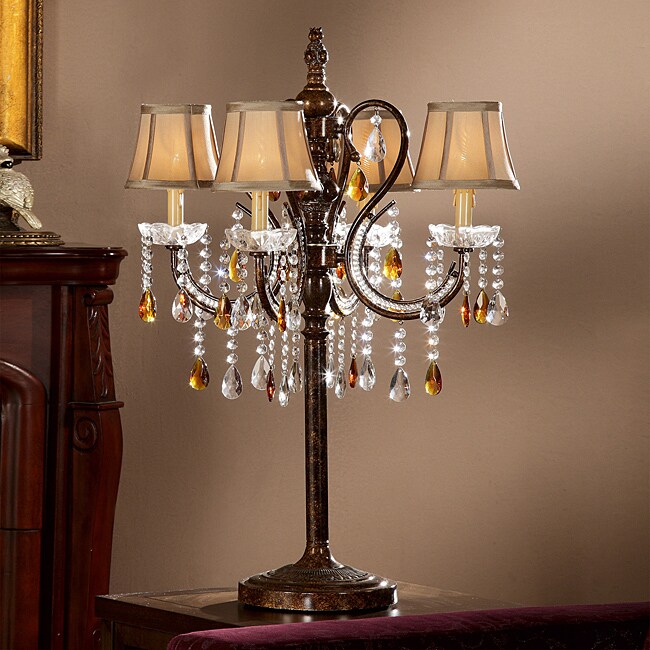 ETHAN HOME Clarissa Tea Crystal Table Lamp Today $169.99 5.0 (2