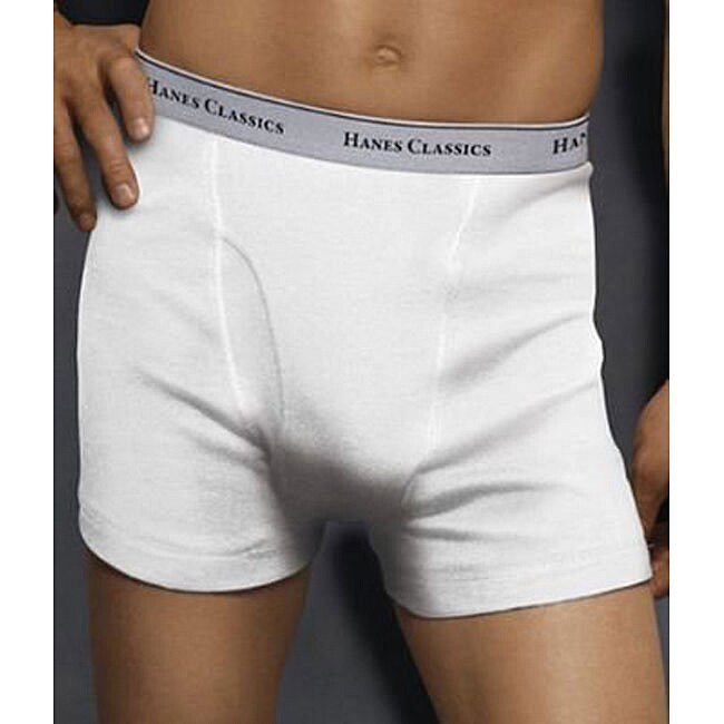 white boxer underwear