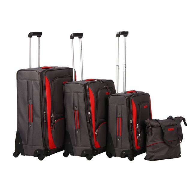 nautica red luggage