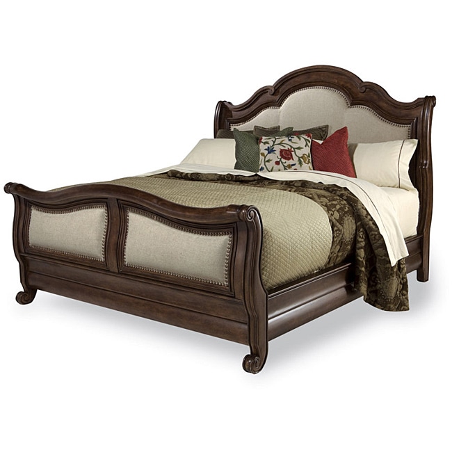 Coronado King Fabric Sleigh Bed
