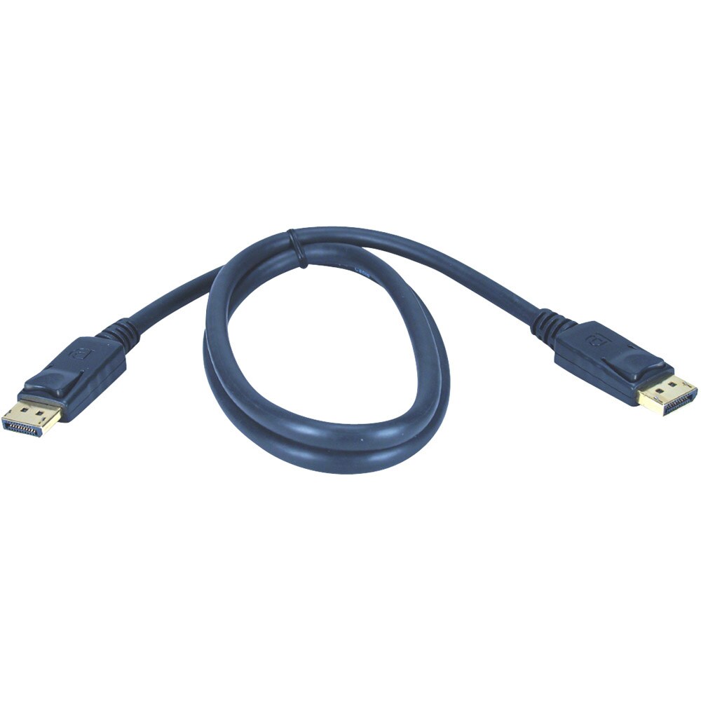 QVS 10ft DisplayPort Digital A/V Cable with Latches