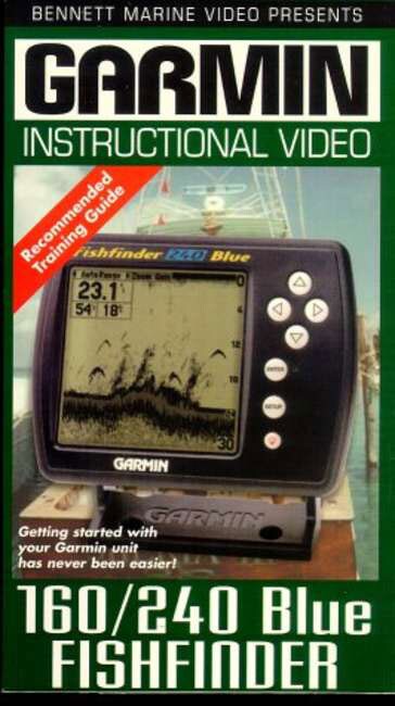 Garmin instructional Video   160/240 Blue Fishfinder (VHS)