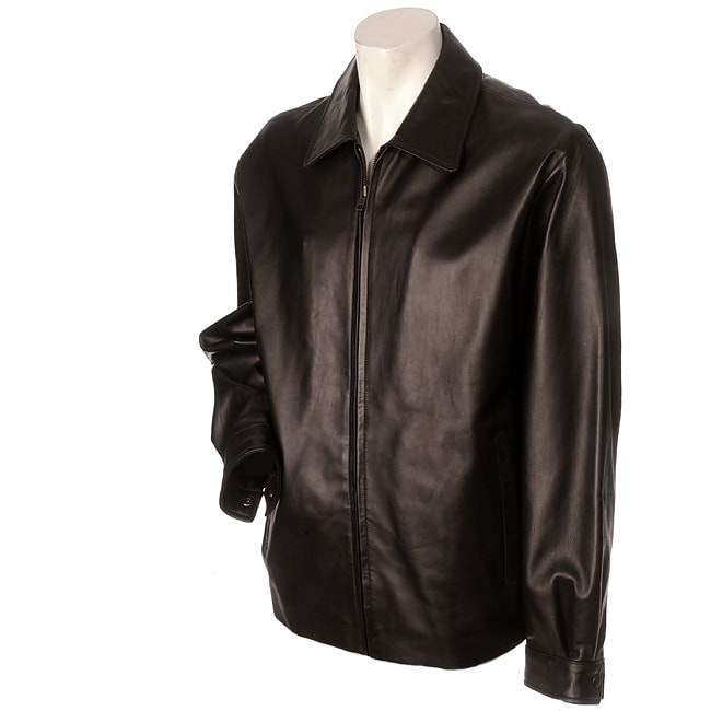 Pronto Uomo Men's Dark Chocolate Lambskin Jacket - Overstock