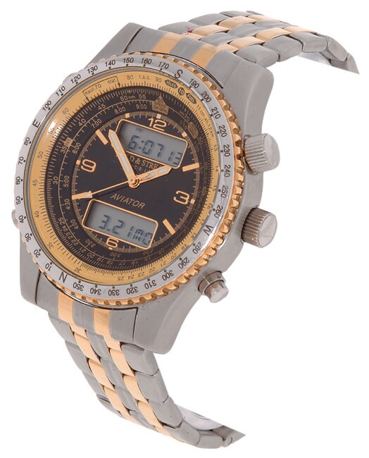 Field & Stream Men's Aviator II Stainless Steel Watch 422154