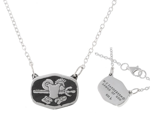Sterling Silver Armor of God Necklace  