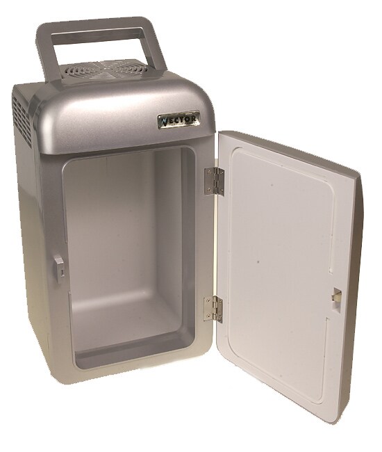 Vector Mini Fridge Cooler/Warmer (Silver) 066891