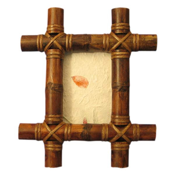 Handcrafted Bamboo Photo Frame 944623 Shopping
