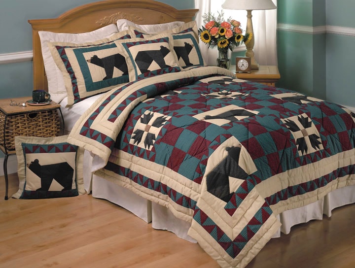 Black Bear Quilt Set 953194 Shopping Great Deals on