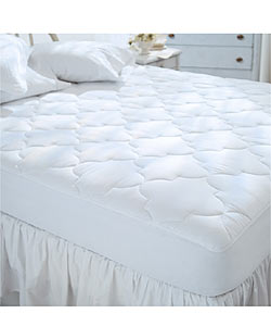 Sateen 300 Thread Count Cotton Mattress Pad