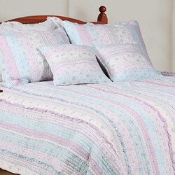 Lavender Twin-size 2-piece Quilt Set
