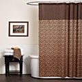 Lush Decor Leopard Brown Shower Curtain