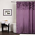 Lush Decor Lillian Purple Shower Curtain