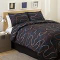 Lush Decor Midnight Print 3-piece Twin-size Comforter Set