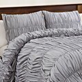 Lush Decor Silver Venetian 4-piece Comforter Set