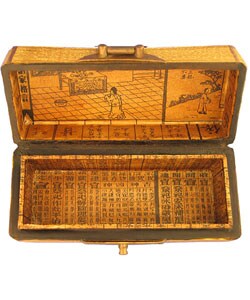 Hand-painted Tibetan Leather Jewelry Box