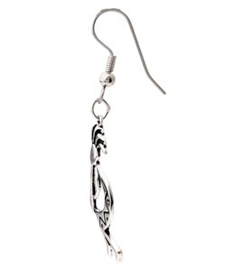 Sterling Silver Kokopelli Earrings