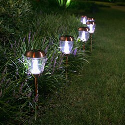 Deco Solar Outdoor Accent Lights (Set of 6)