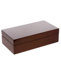 Burgundy Four-watch Collection Box