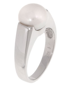 Sterling Silver & Cultured Freshwater Pearl Ring