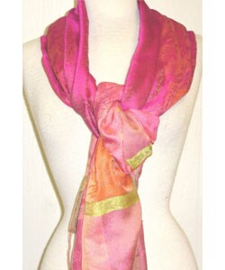 Handmade Silk Shawl (India)