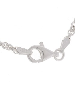 Sterling Silver Heart Style Children's Bracelet