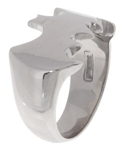Stainless Steel Bat Ring