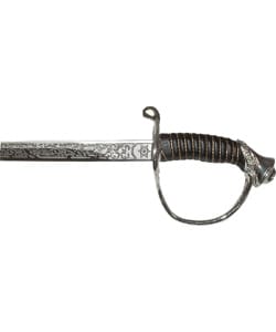 Silver Engraved United States Marines Sword