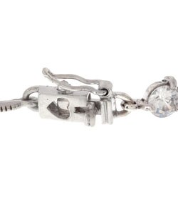 ICZ Stonez Sterling Silver Marcasite and CZ Vine Bracelet