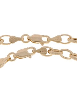 14k Yellow Gold 8-inch Satine Charm Bracelet