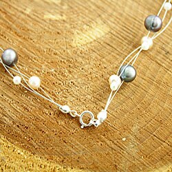 Sterling Silver Freshwater Pearl Necklace (USA)