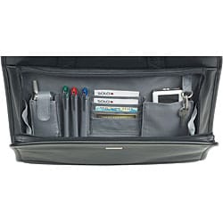 Solo Leather Expandable 15.4-inch Overnight Laptop Case