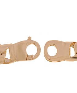 14k Yellow Gold Handmade Link Bracelet