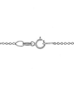 14k White Gold Diamond Hamsa Pendant