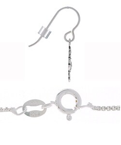 Sterling Silver Angel Necklace and Earrings Set
