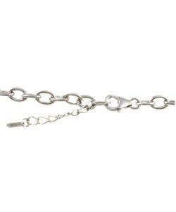 Sterling Silver 18k Gold Heart Necklace