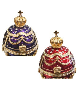 Faberge-style Collectible Enameled Egg