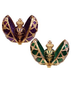 Faberge-style Collectible Enameled Egg