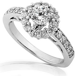 14k White Gold 1ct TDW Round Diamond Ring (H-I, I1-I2)