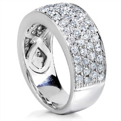 14k Gold 1ct TDW Diamond Pave Band (H-I, I1-I2)