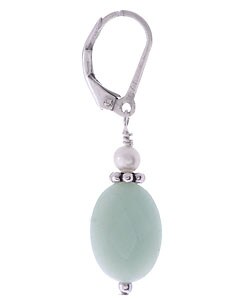 Charming Life Sterling Silver Amazonite Earrings
