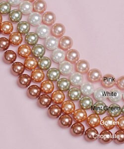 Mother of Pearl Shell Bead 18-inch Necklace