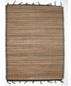 Set of 6 Handmade Natural Lidi Placemats (Indonesia)